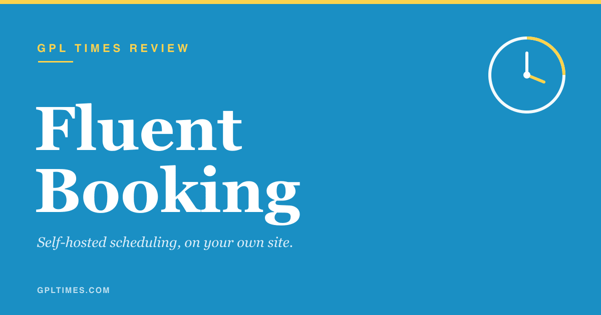 FluentBooking self-hosted scheduling plugin for WordPress