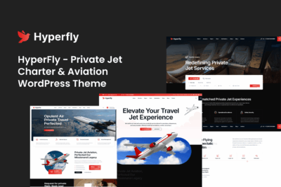 HyperFly - Jet Charter & Aviation WordPress Theme 1.0.0