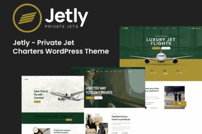 Jetly - Private Jet Charters WordPress Theme 1.1.0