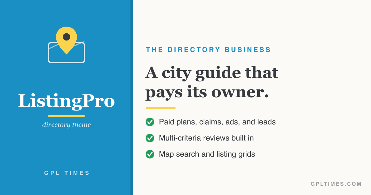 ListingPro WordPress directory theme