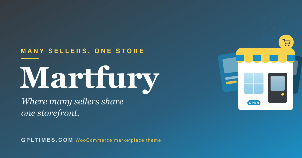 Martfury theme marketplace storefront