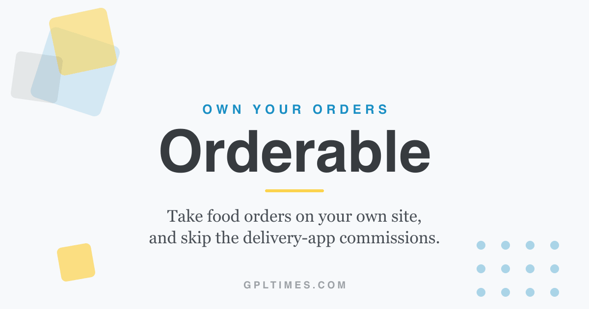 Orderable WooCommerce online ordering