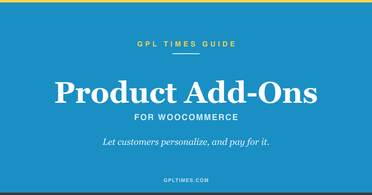 WooCommerce Product Add-Ons