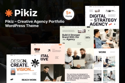 Pikiz - Creative Agency Portfolio WordPress Theme 1.0.0