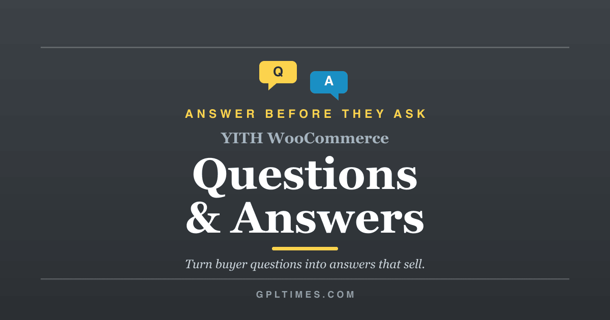 YITH WooCommerce Questions and Answers