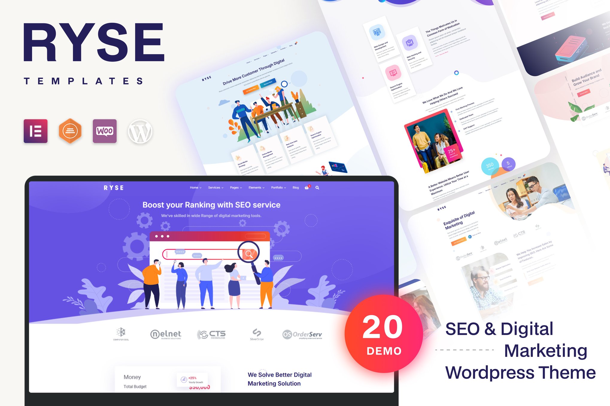 Ryse - SEO & Digital Marketing Theme 5.0