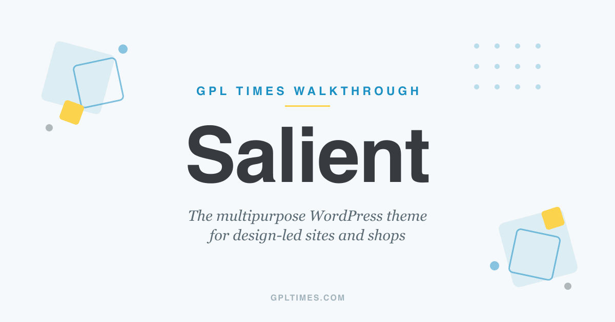 Salient theme walkthrough