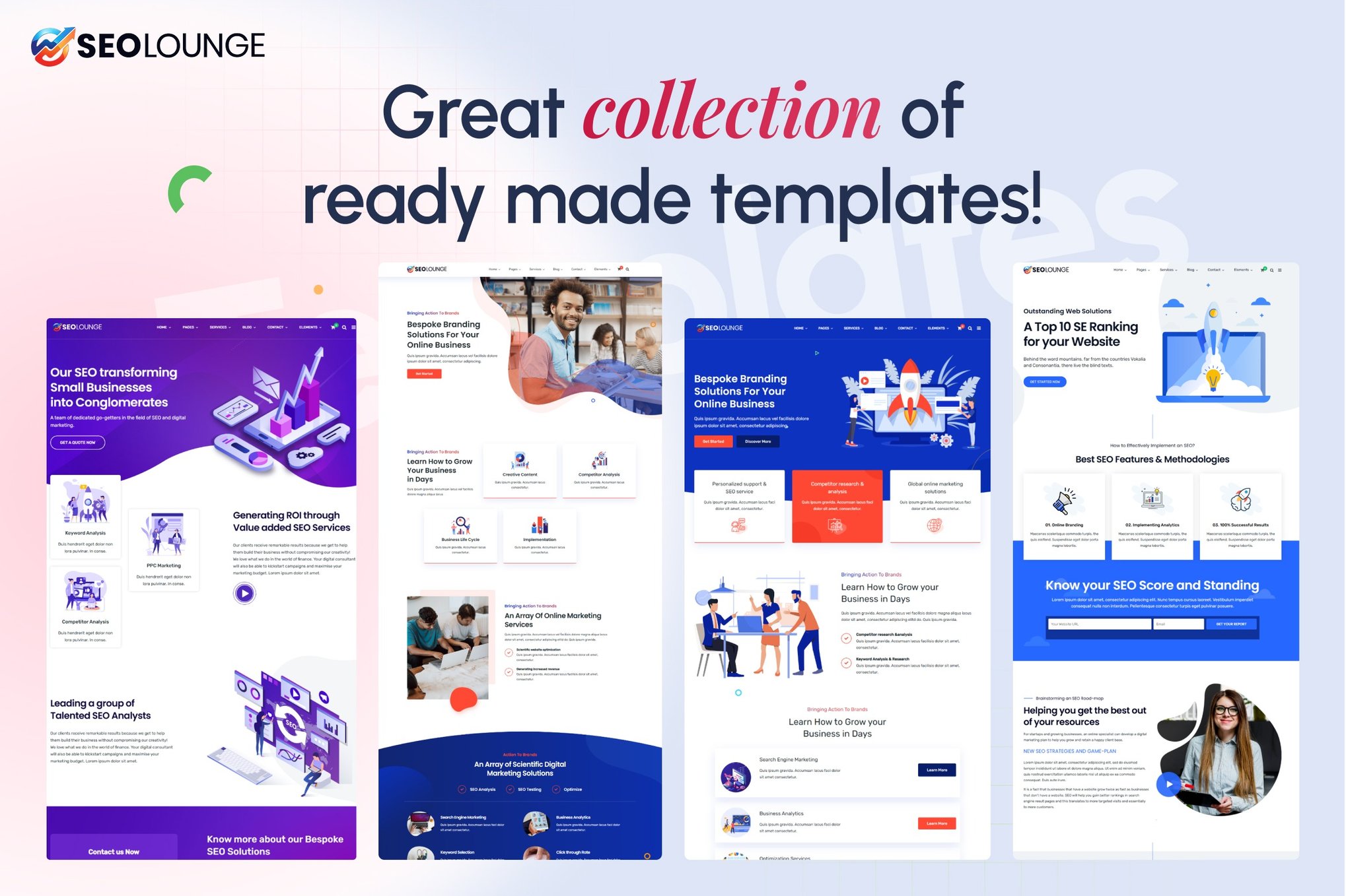 SEO Lounge - Digital Marketing Theme 5.0