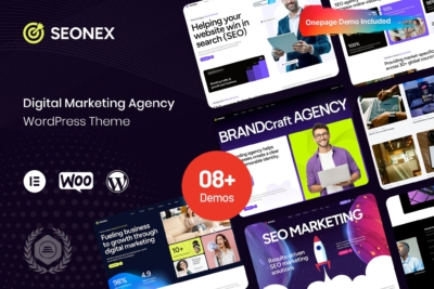 Seonex - Digital Marketing Agency WordPress Theme 1.0.0