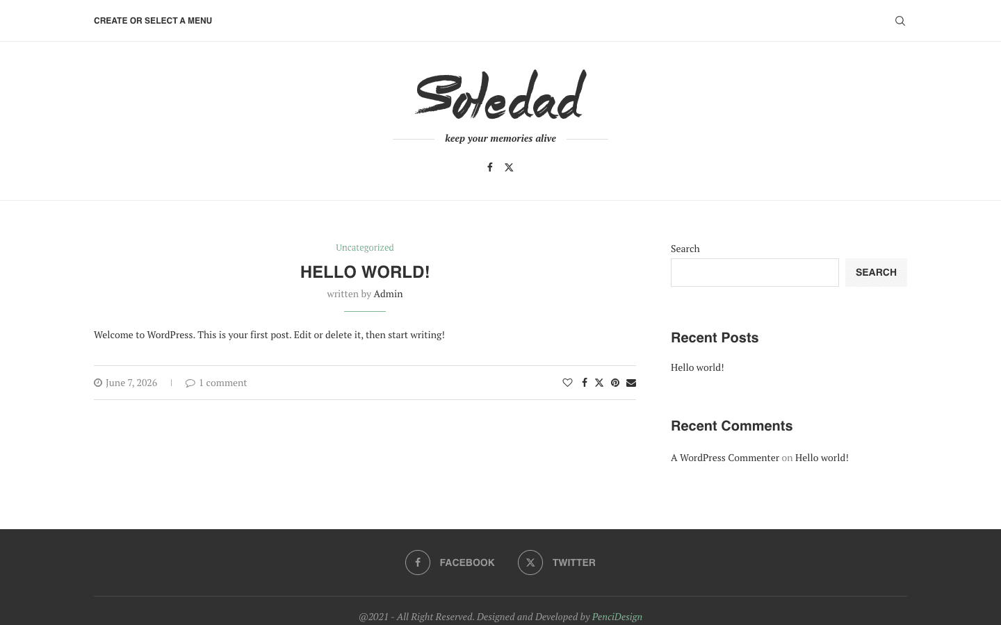 Soledad theme front-end Soledad theme front-end magazine homepage on WordPress