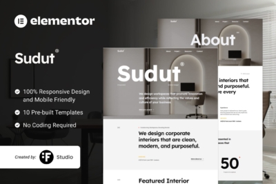Sudut - Corporate Interior Design Elementor Kit