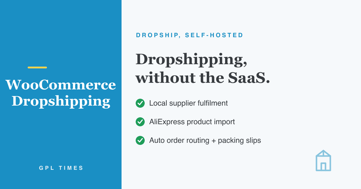WooCommerce dropshipping featured card