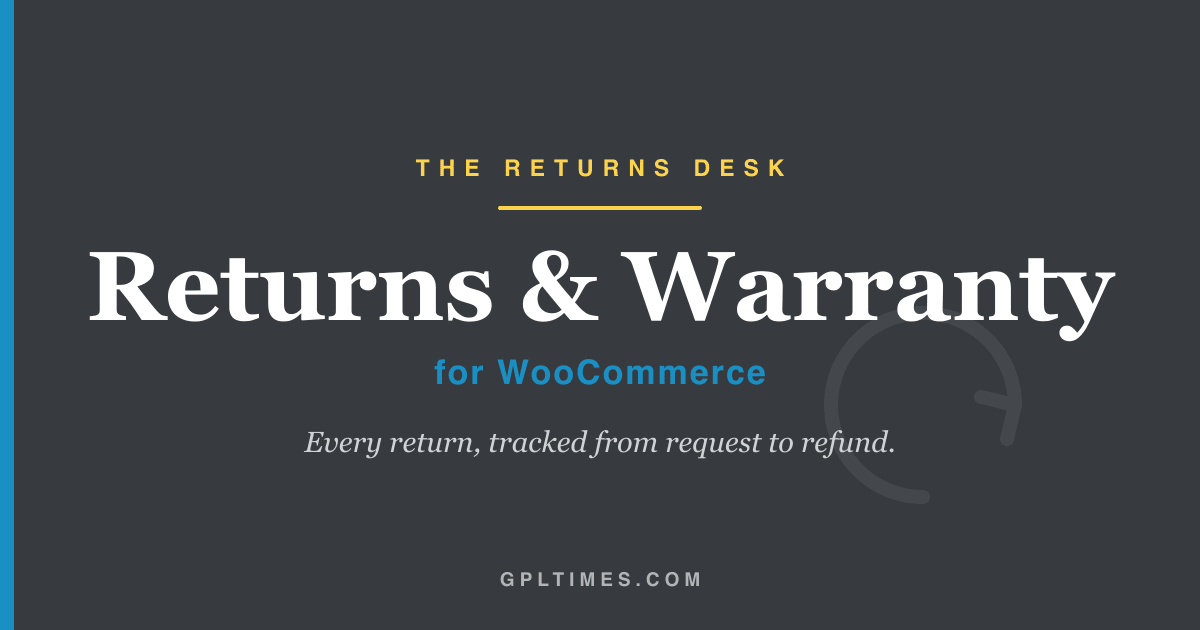 WooCommerce returns and warranty featured card