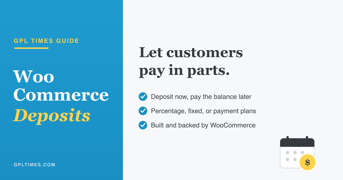 WooCommerce Deposits featured card