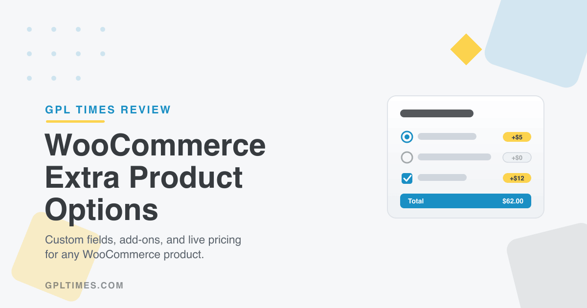 WooCommerce Extra Product Options featured card