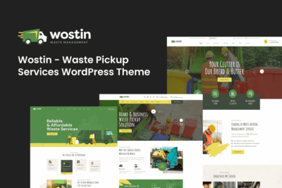 Wostin - Waste Pickup Services WordPress Theme 1.0