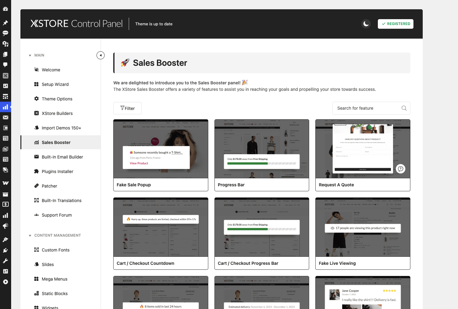 XStore Sales Booster conversion tools XStore Sales Booster conversion tools
