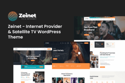 Zeinet Internet & Satellite TV WordPress Theme 2.1.0