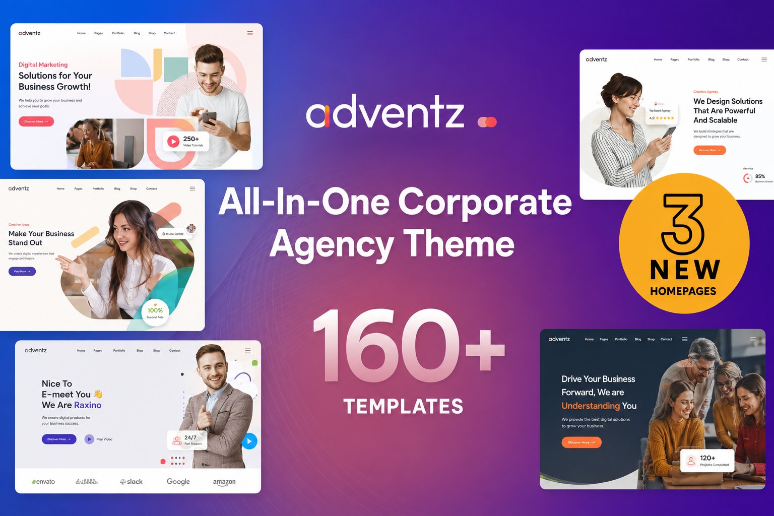 Adventz - Corporate Business WordPress Theme 3.0
