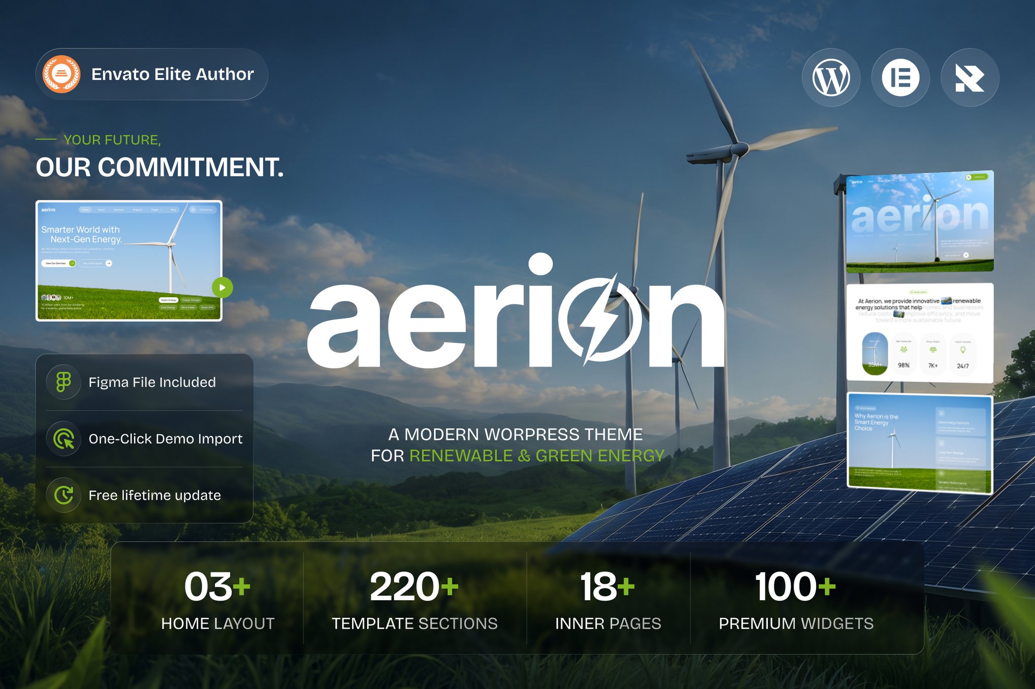 Aerion - Renewable & Green Energy WordPress Theme 1.0.0