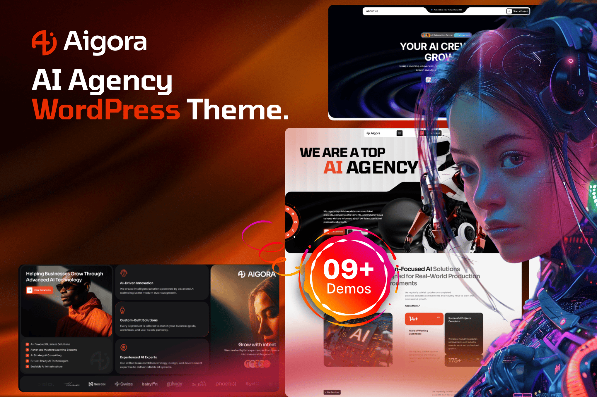 Aigora - AI Agency WordPress Theme 1.0