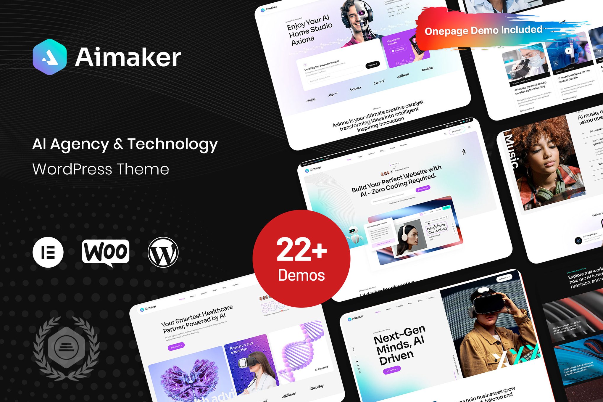Aimaker – AI Agency & Technology WordPress Theme 1.0.0
