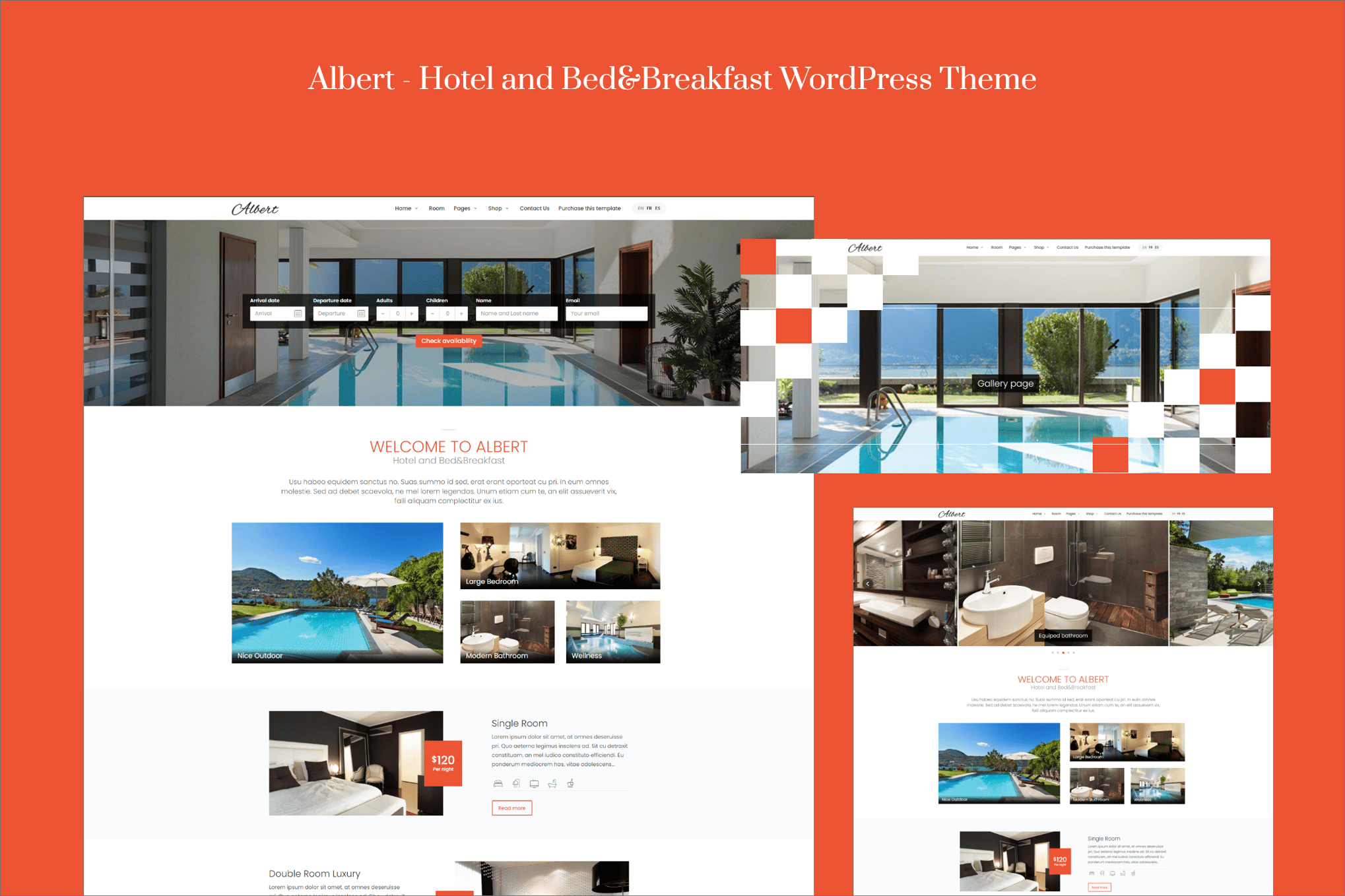 Albert - Hotel and Bed&Breakfast WordPress Theme 1.0
