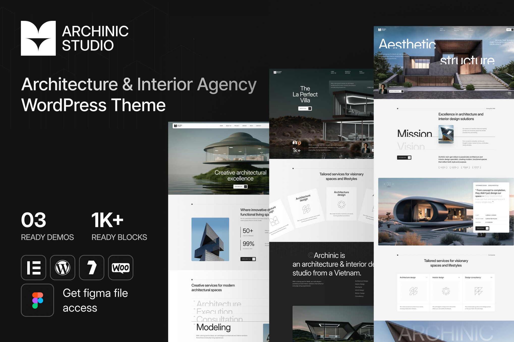 Archinic – Architecture WordPress Theme 1.0.0