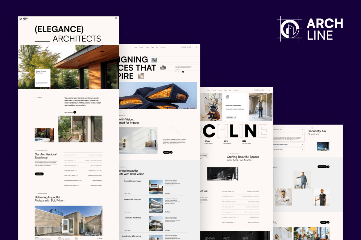 Arcraft – Architecture & Interior WordPress Theme 1.1