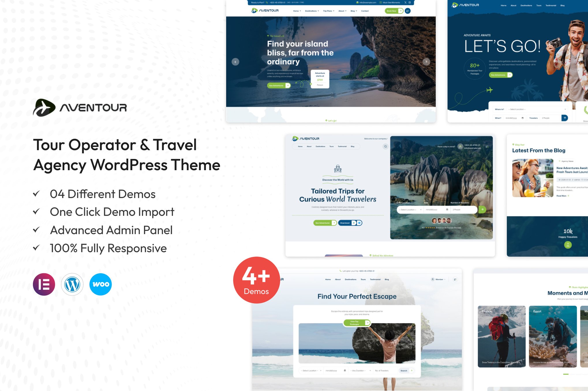 Aventour – Tour & Travel Agency WordPress Theme 1.0