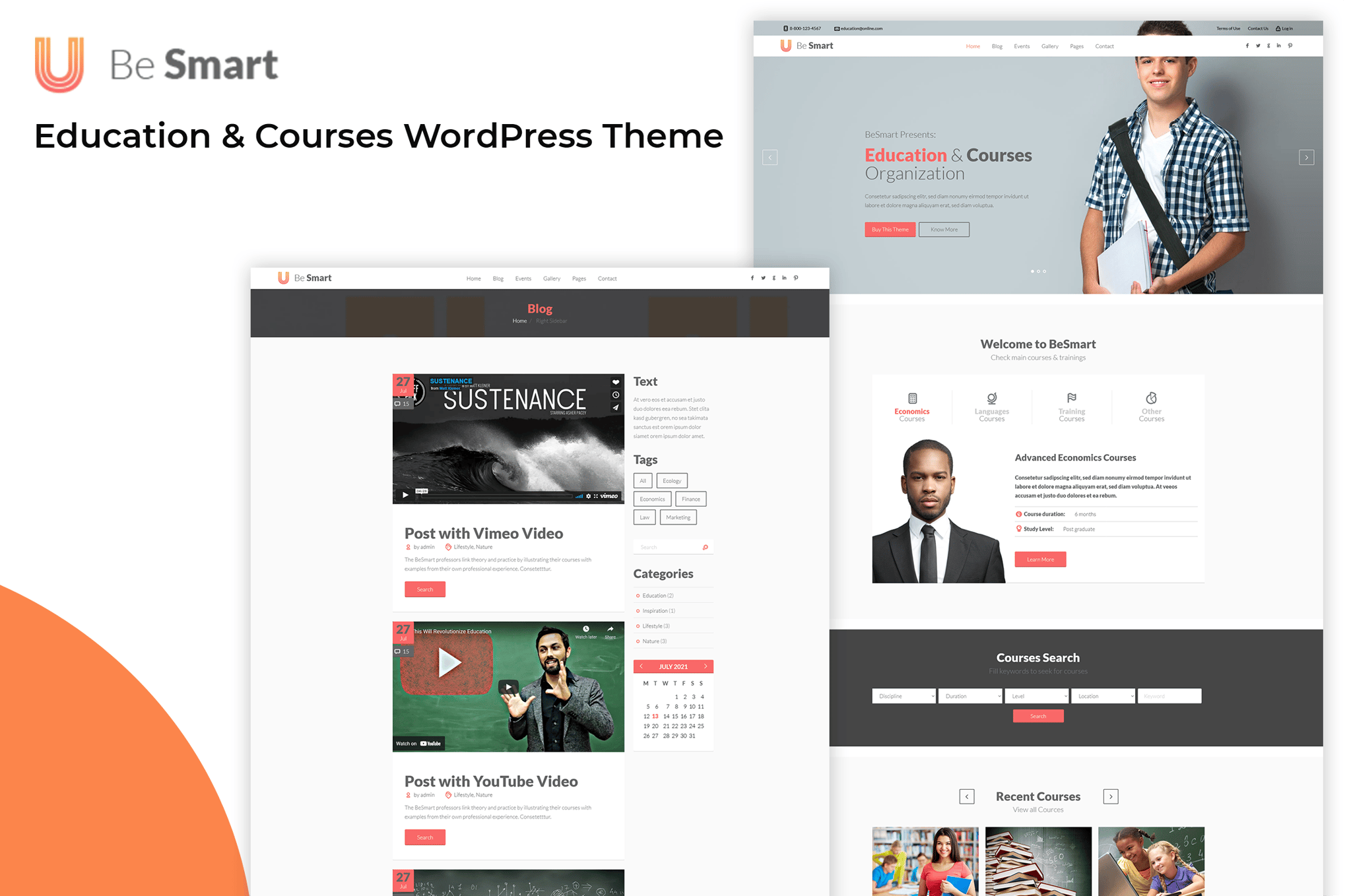 BeSmart - Education & Courses WordPress Theme 1.0