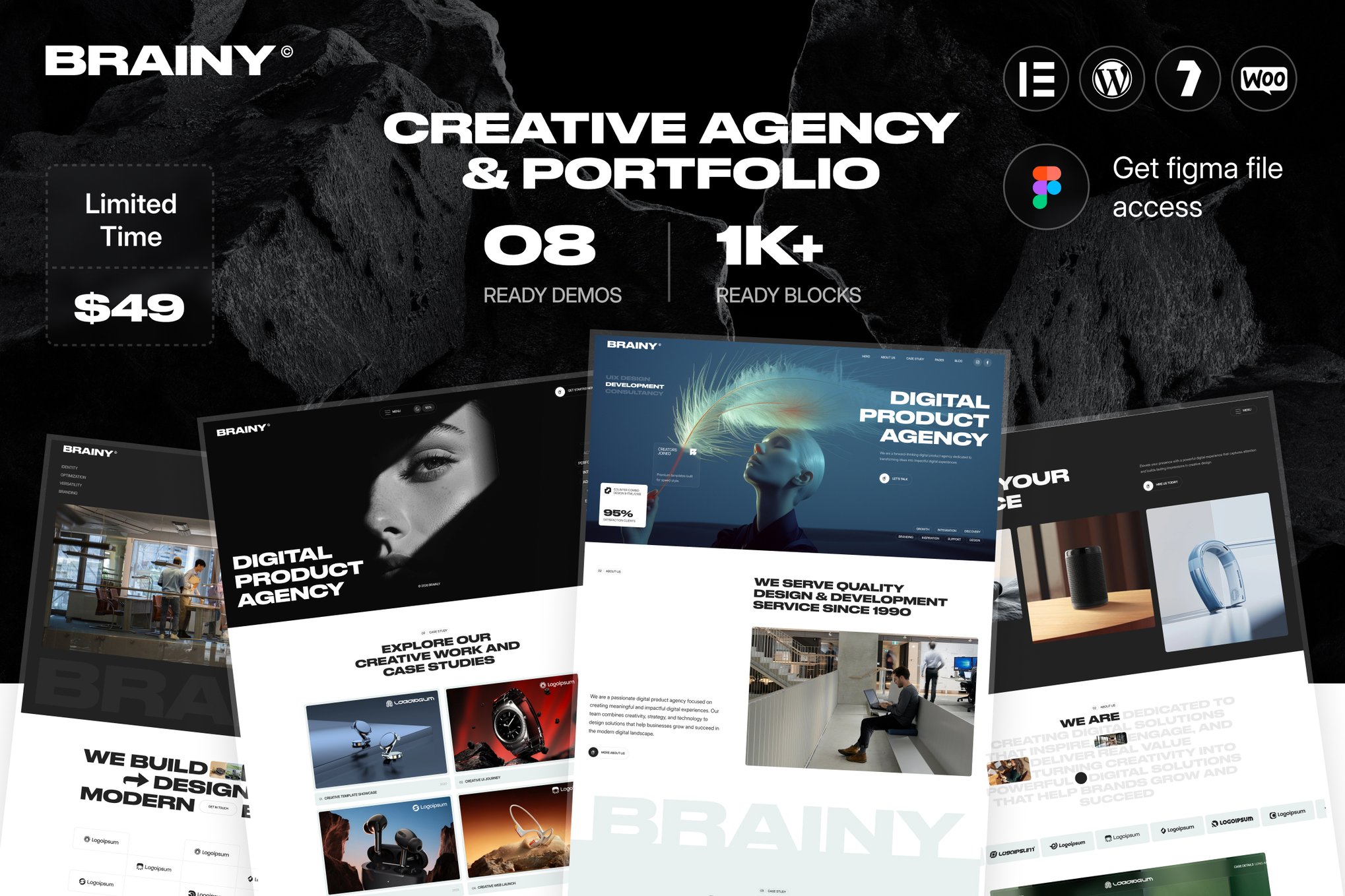 Brainy – Creative Agency & Startup WordPress Theme 1.0.0