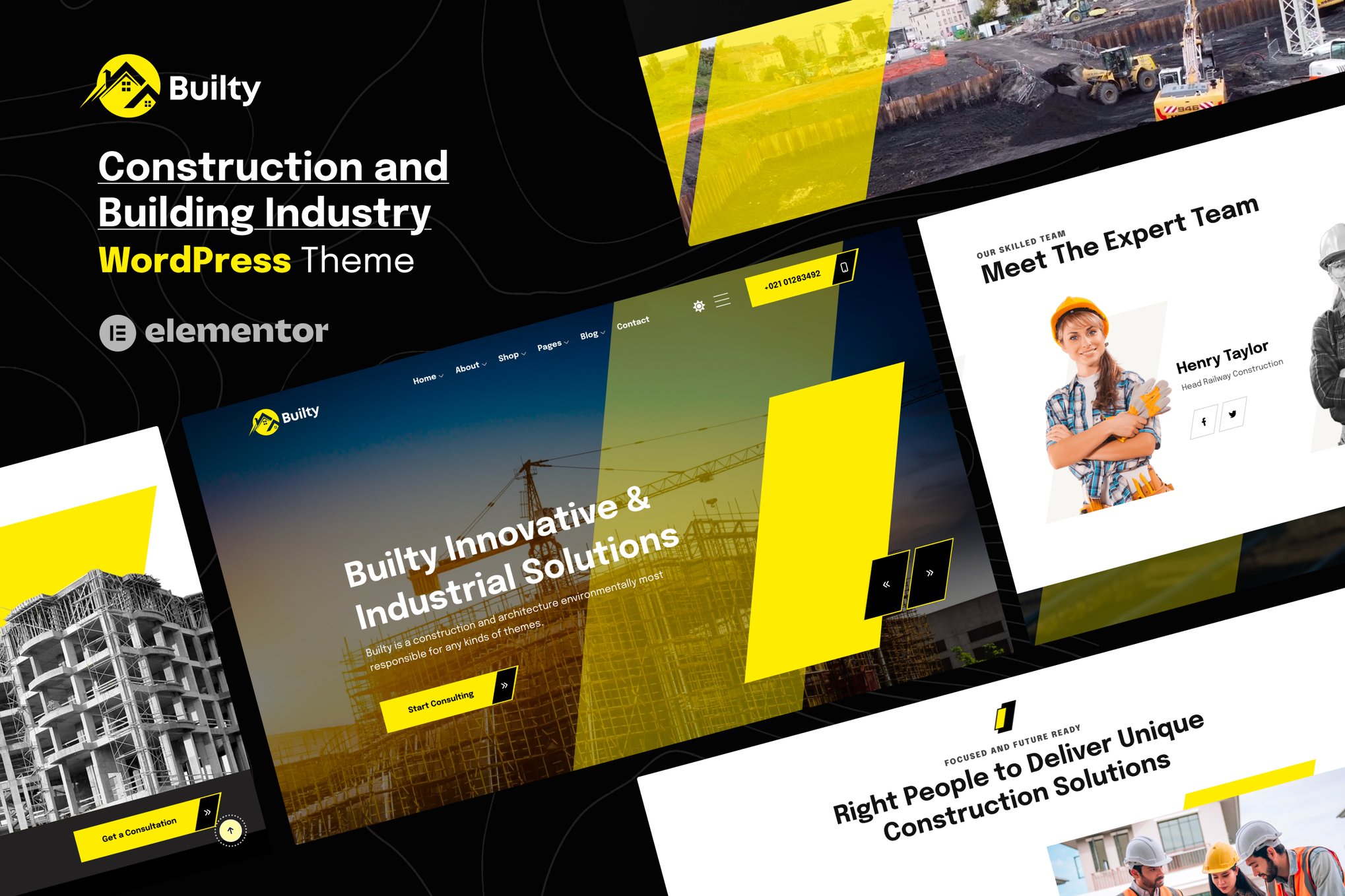 Builty – Construction WordPress Theme 1.7.0