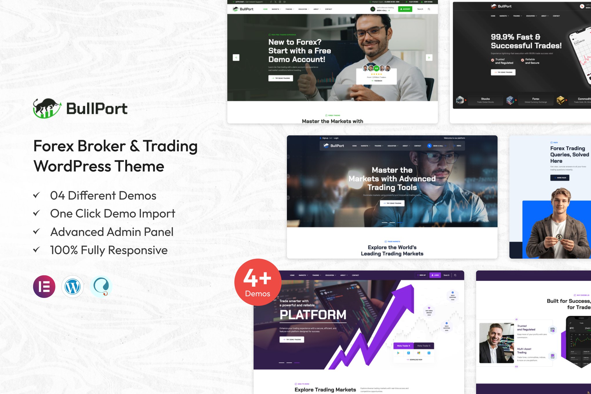 BullPort – Forex Broker & Trading WordPress Theme 1.0