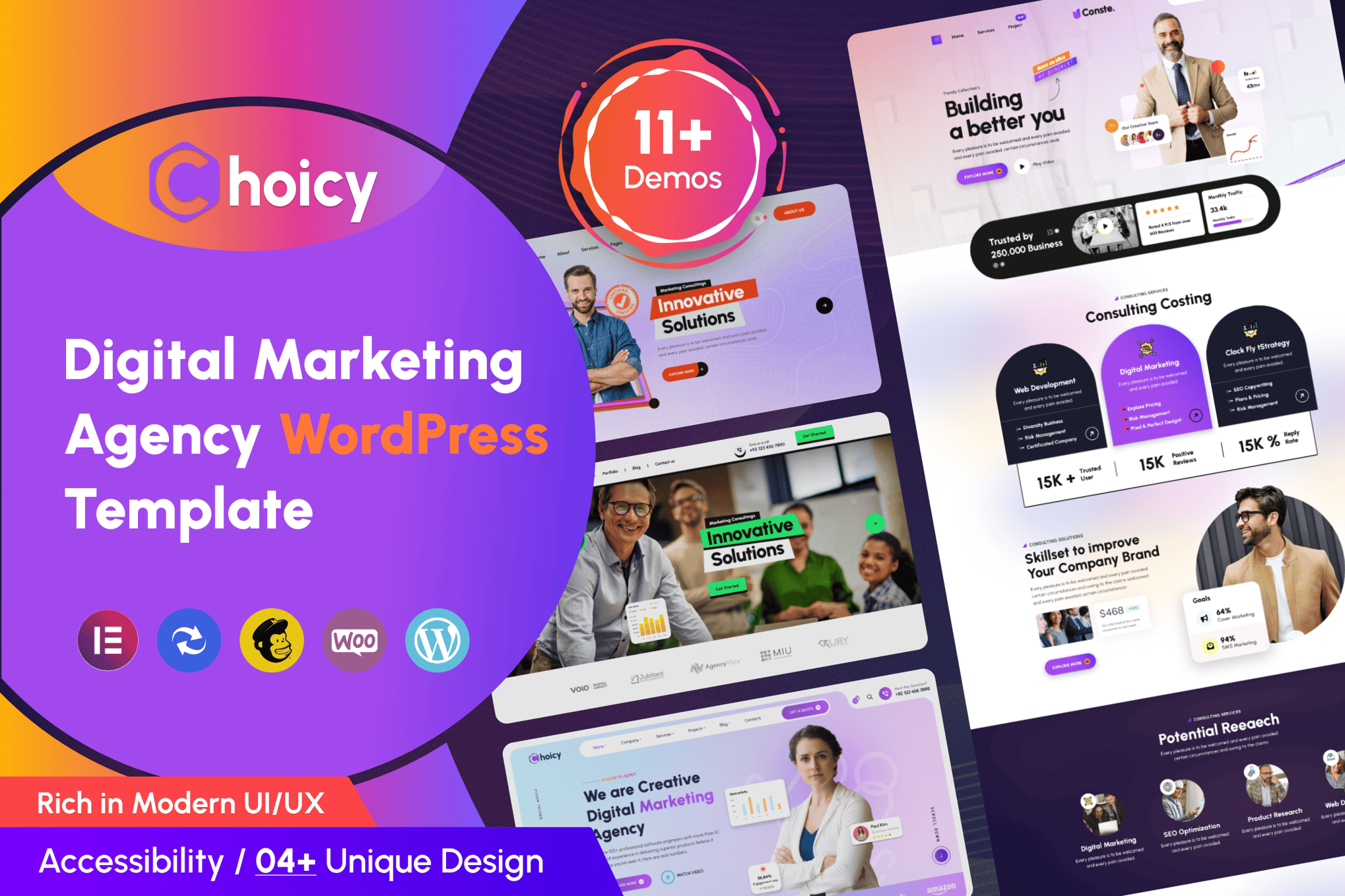 Choicy - Digital Marketing Agency WordPress 3.0.0