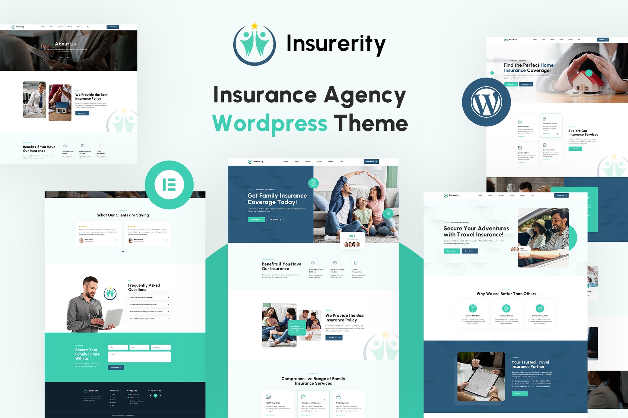 Insurerity | Insurance Agency WordPress Theme 1.0.2
