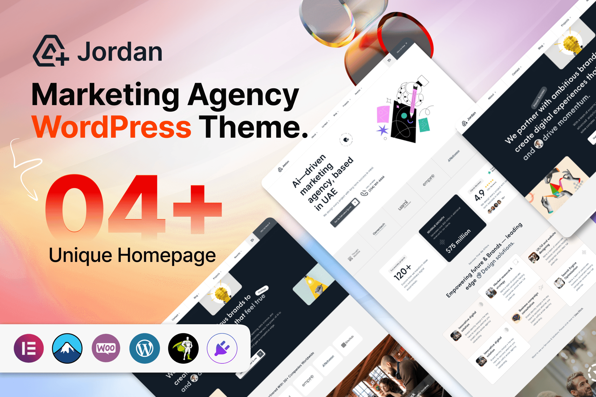 Jordan - Marketing Agency Wordpress Theme 1.0