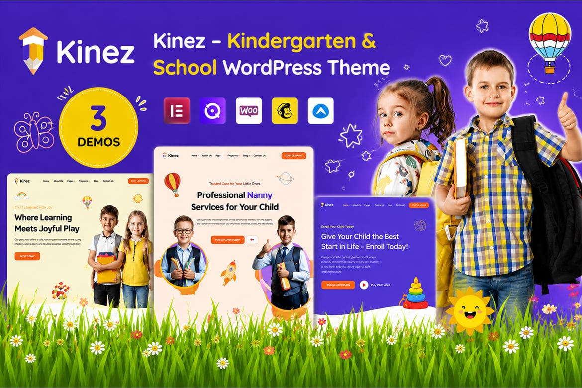 Kinez – Kindergarten & School WordPress Theme 2.0.0