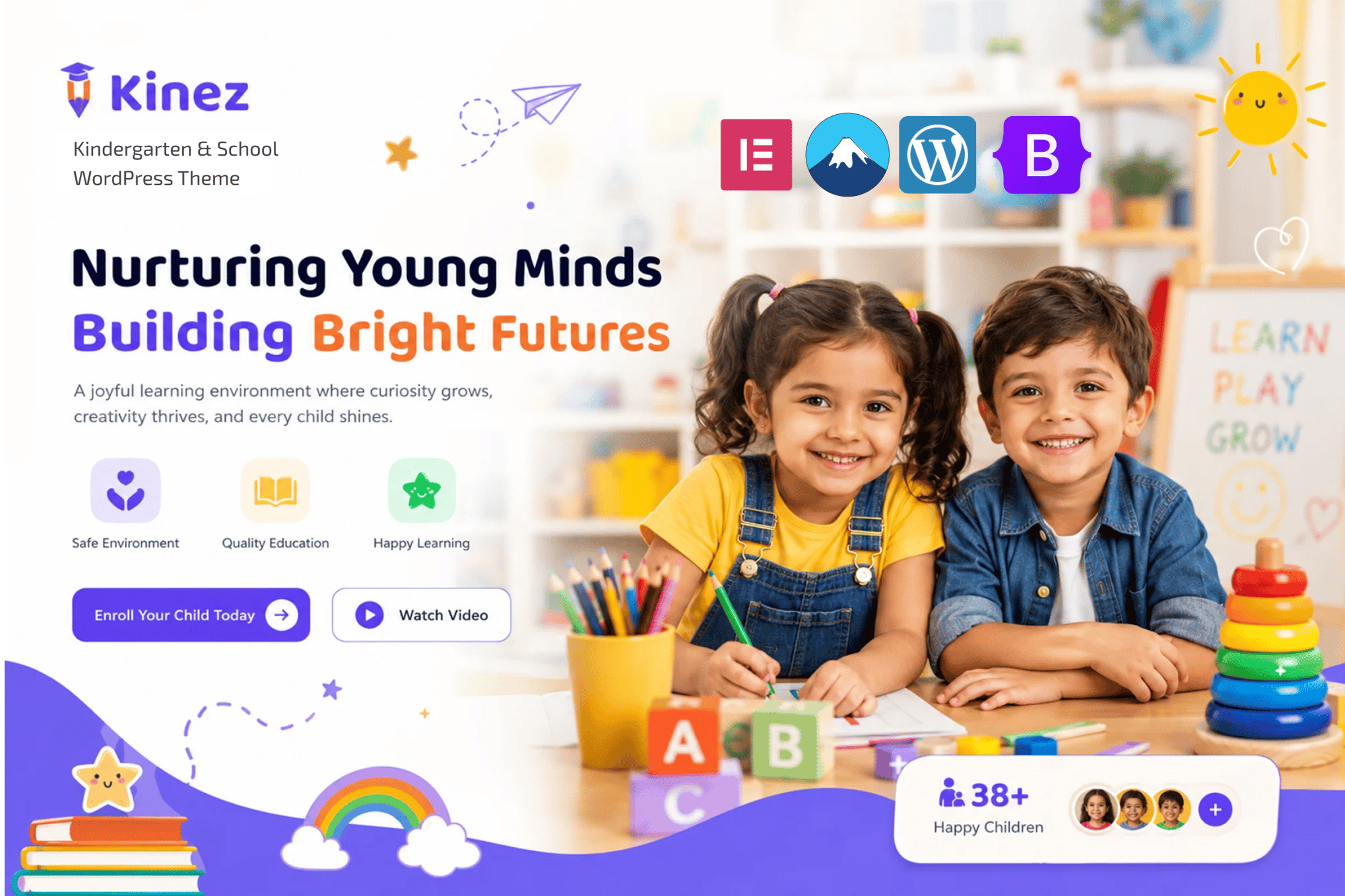 Kinez – Kindergarten & School WordPress Theme 1.0.0