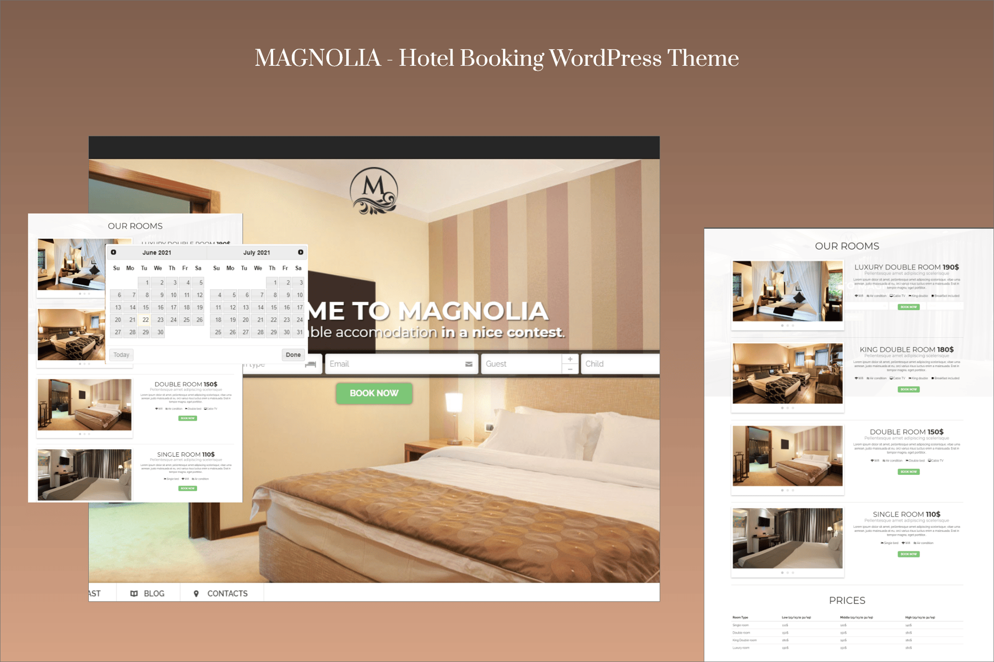 MAGNOLIA - Hotel Booking WordPress Theme 1.0