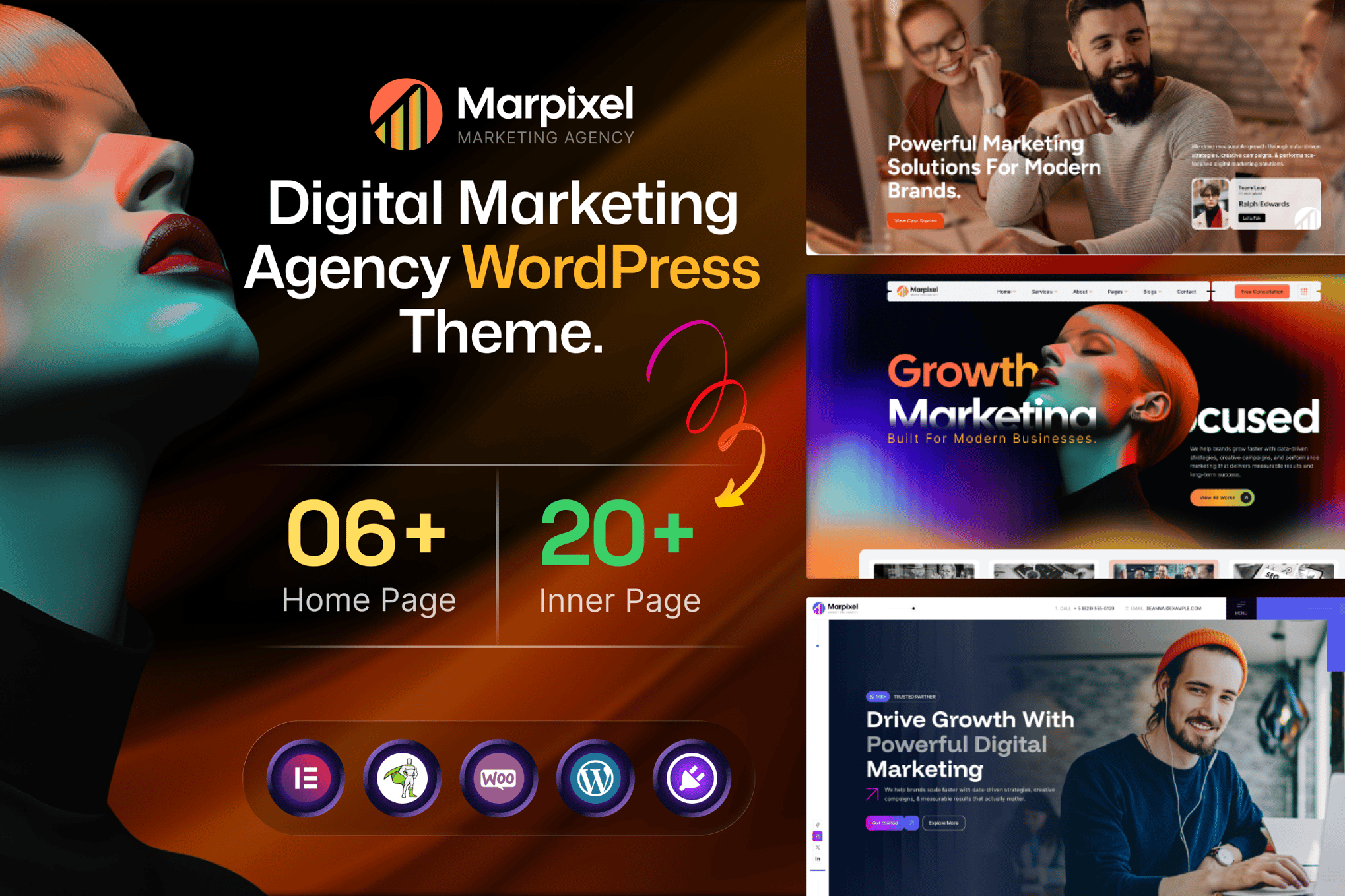 Marpixel - Digital Marketing Agency WordPress Them 1.0