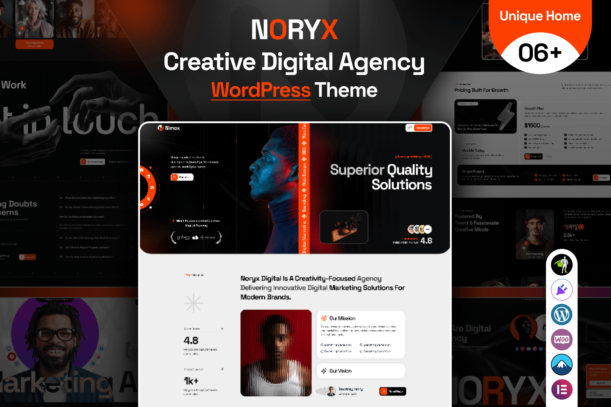 Noryx - Digital Agency & Creative WordPress Theme 1.0