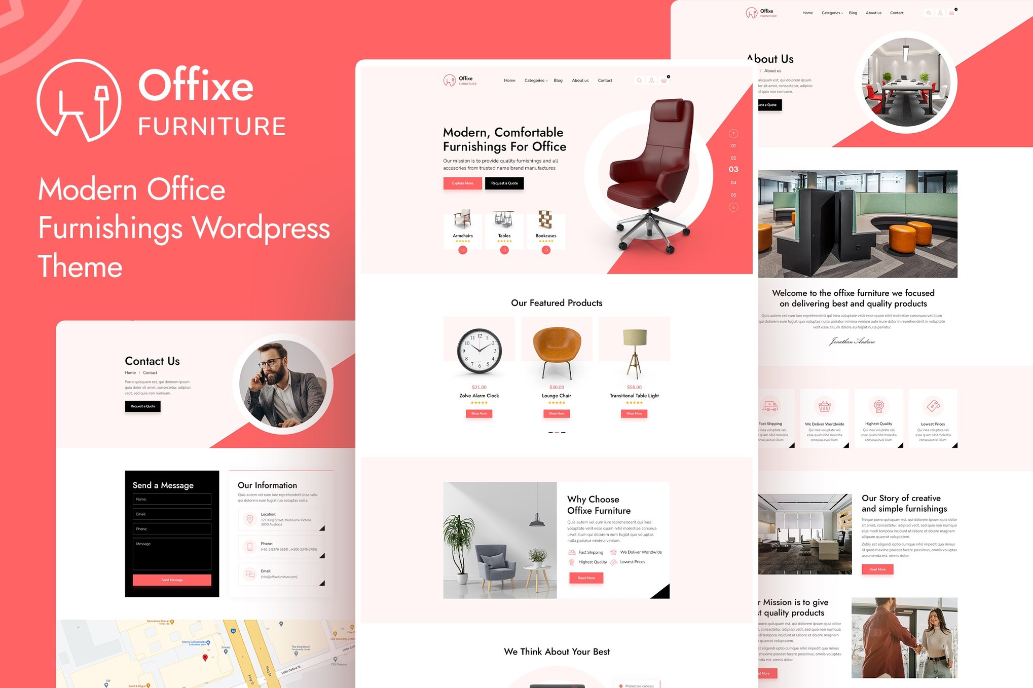 Offixe | Furniture WordPress Theme 1.0.1