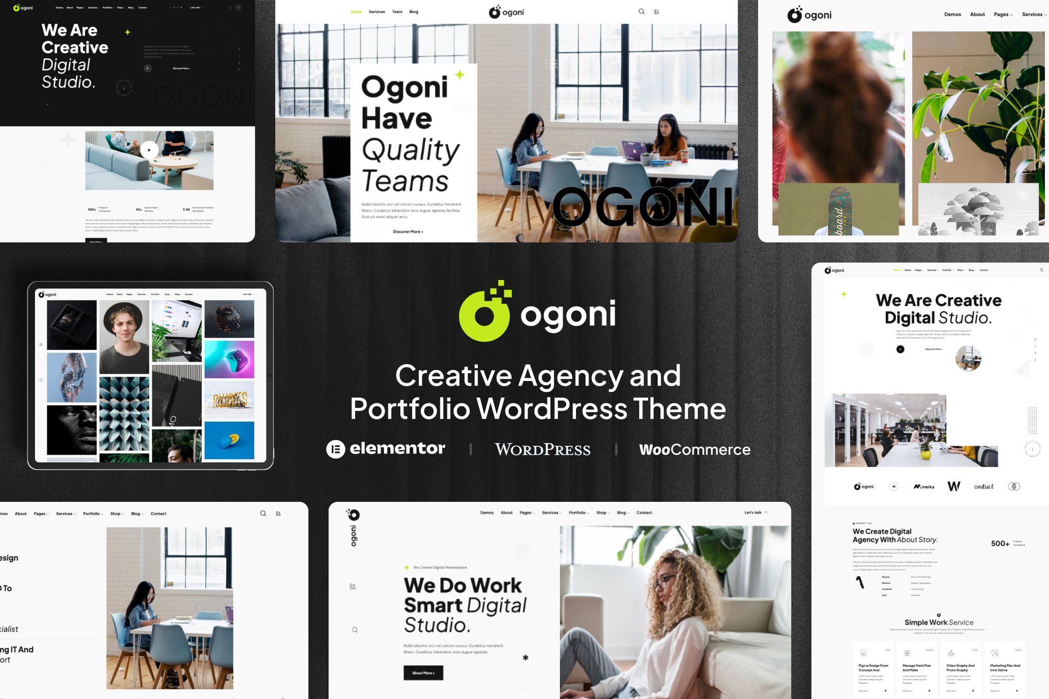 Ogoni – Creative Agency & Portfolio WP Theme 1.0.0