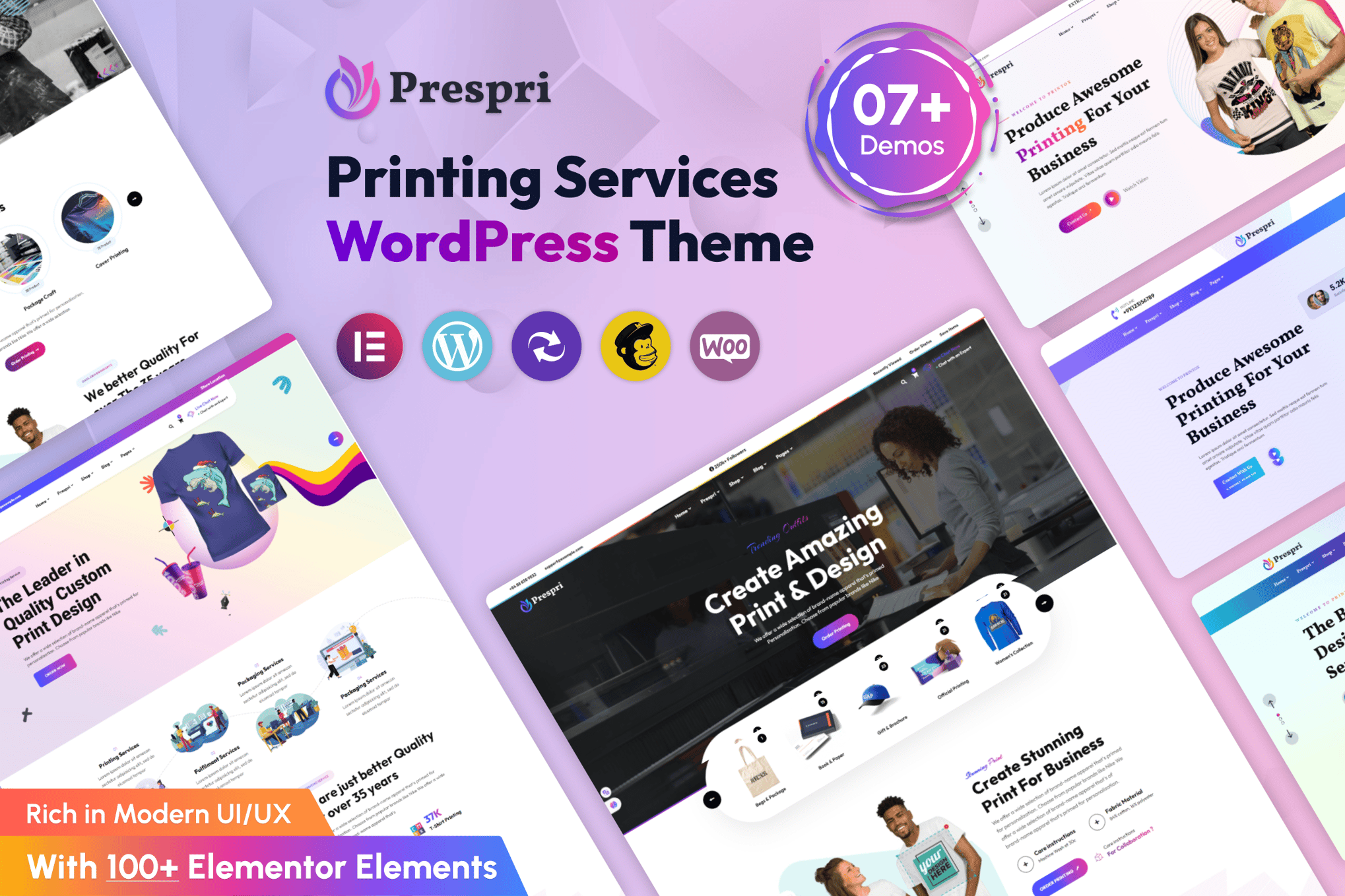 Prespri – Printing Services WordPress Theme 1.0.5