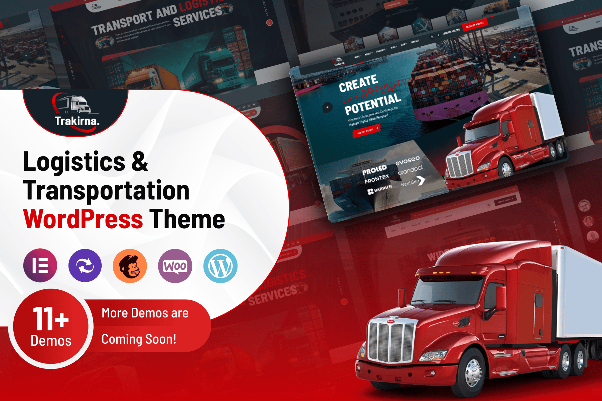 Trakirna - Transport & Logistics WordPress Theme 1.0.6