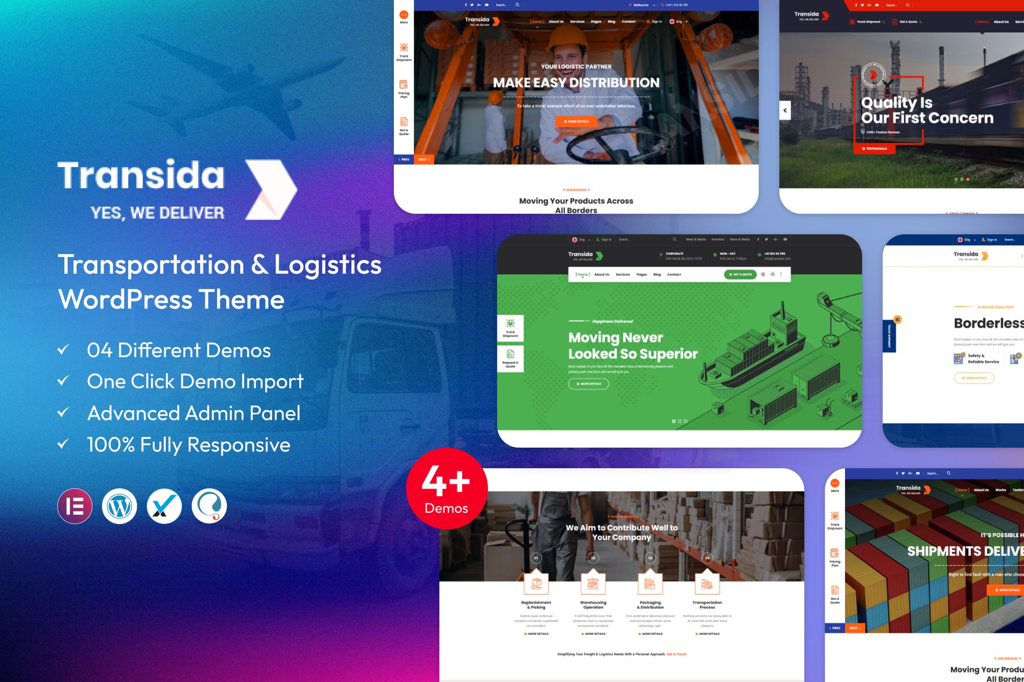 Transida - Transportation WordPress Theme 1.7