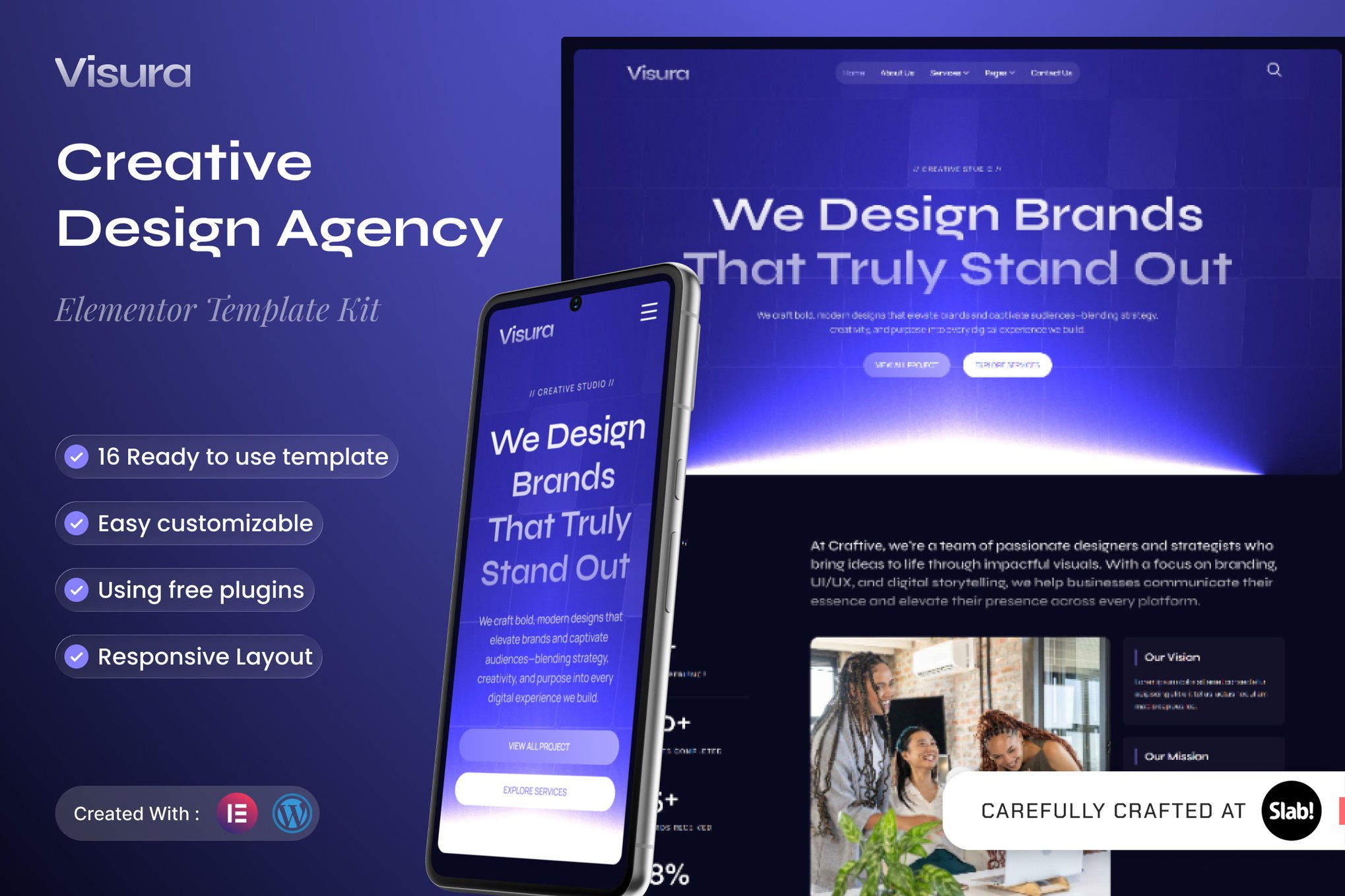 Visura - Creative Design Agency Elementor Template Kit