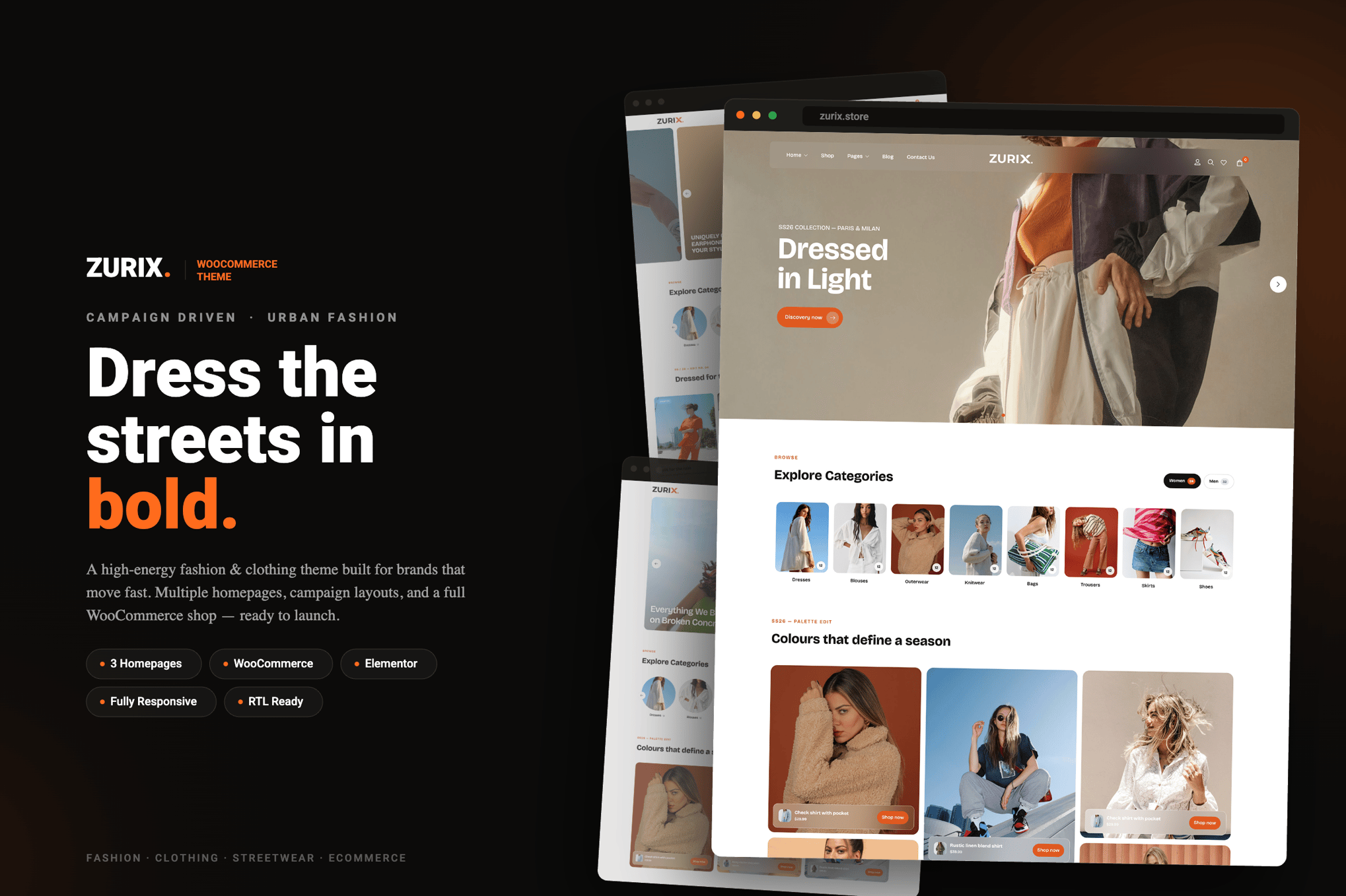 ZURIX - Campaign Driven Urban Fashion WooCommerce 1.0.1