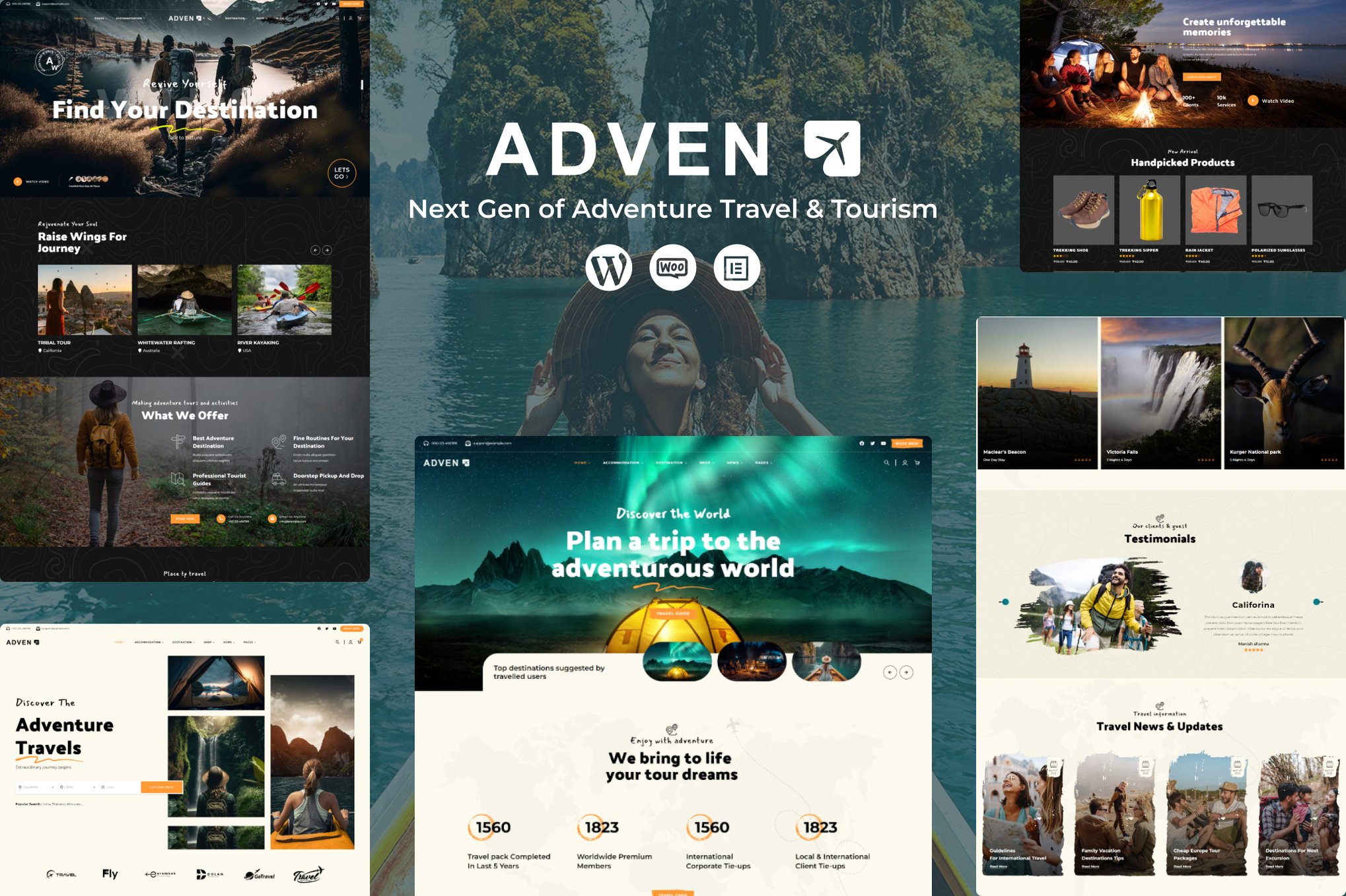 Advenx - Adventure Travel & Tourism WordPress Them 1.1.7